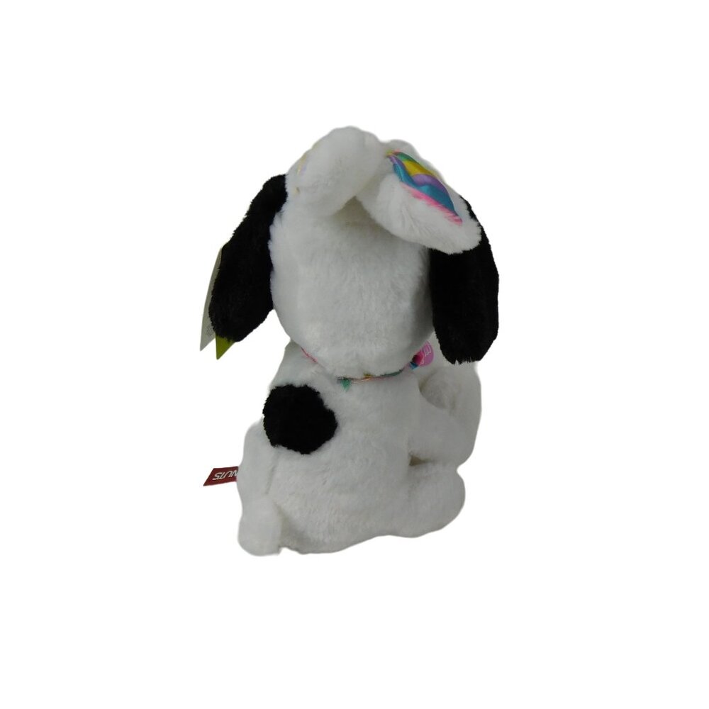 Collectible Snoopy Musical Bouncing Easter Bunny 9" Plush Plays Linus & Lucy - Picture 7 of 10